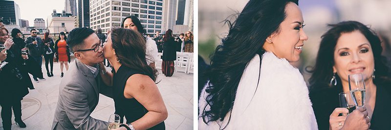 LA Rooftop Lesbian Wedding