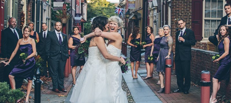 Fall Lesbian Wedding Steph Grant