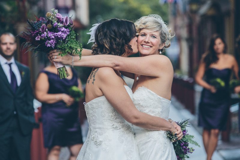 Fall Lesbian Wedding Steph Grant