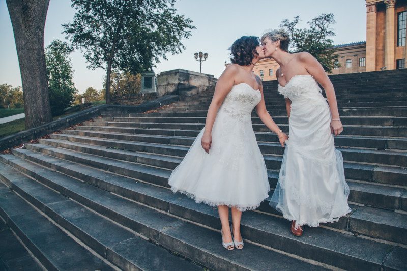 Fall Lesbian Wedding Steph Grant