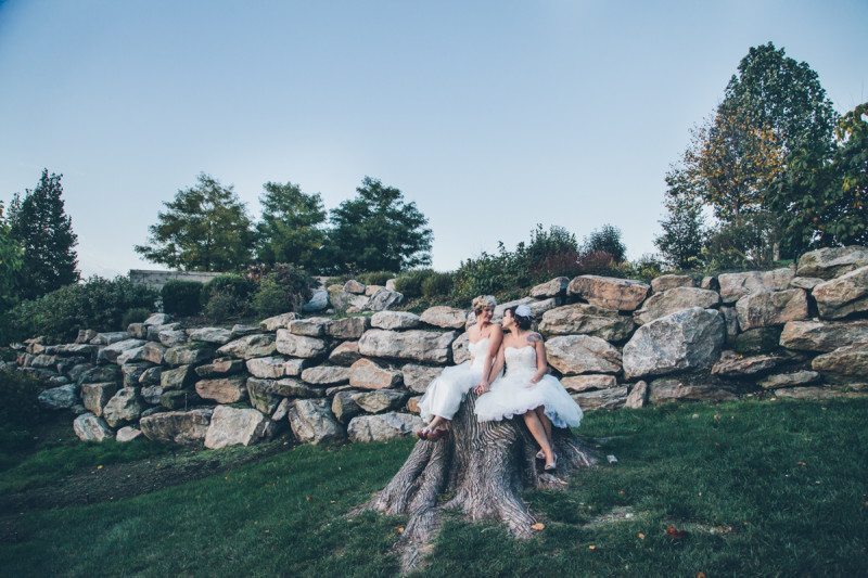 Fall Lesbian Wedding Steph Grant