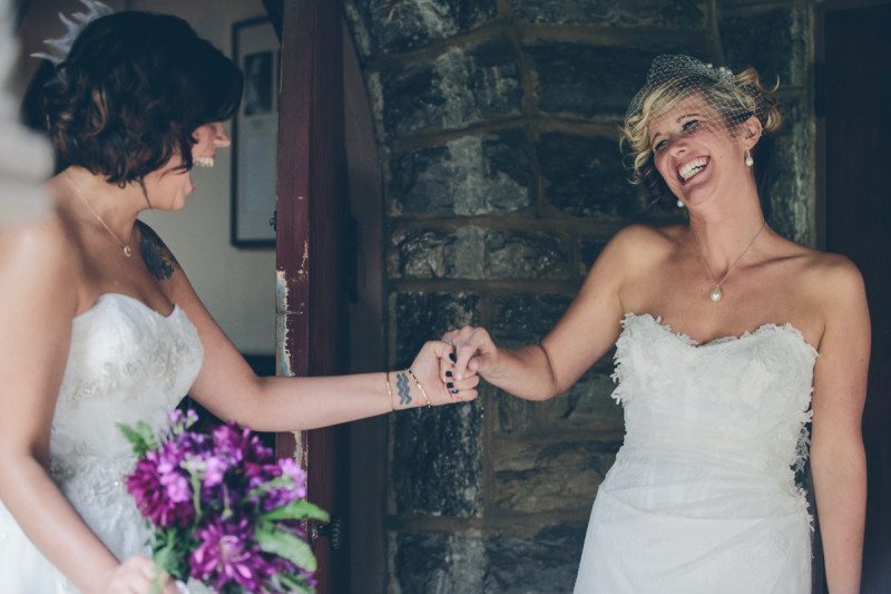 Fall Lesbian Wedding Steph Grant