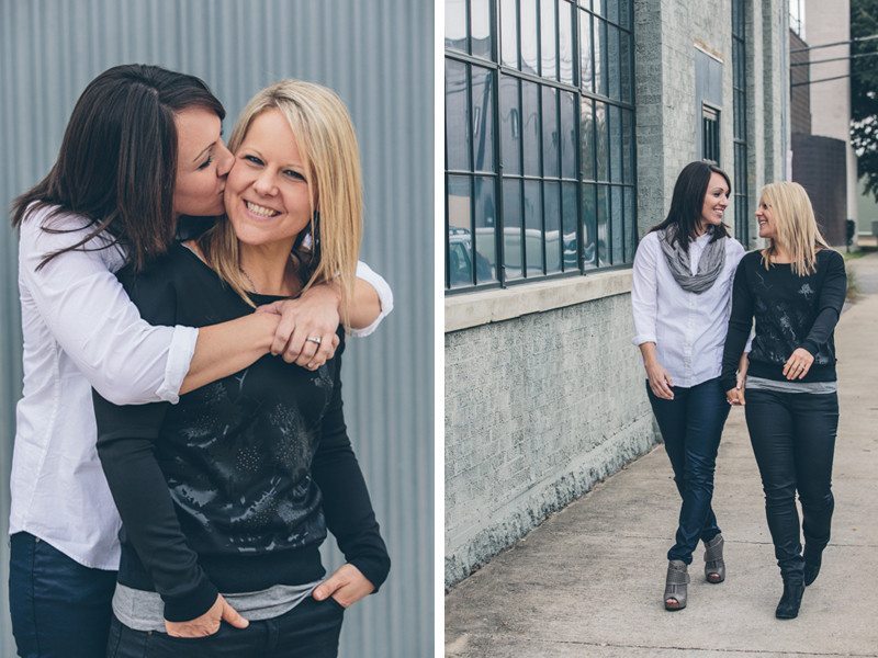 Dallas  Lesbian Engagement Session