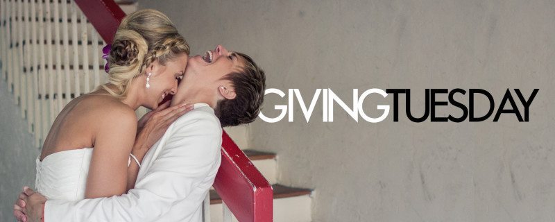 Giving Tuesday Lesbian Wedding Steph Grant