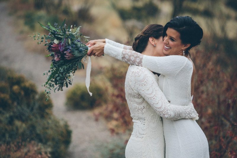 Mountaintop Lesbian Wedding Steph Grant 