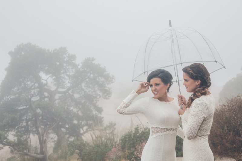 mountaintop lesbian wedding