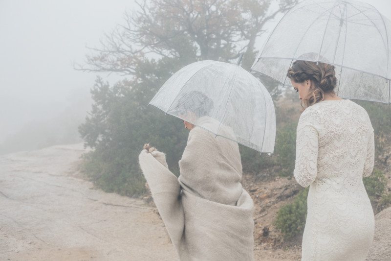 mountaintop lesbian wedding