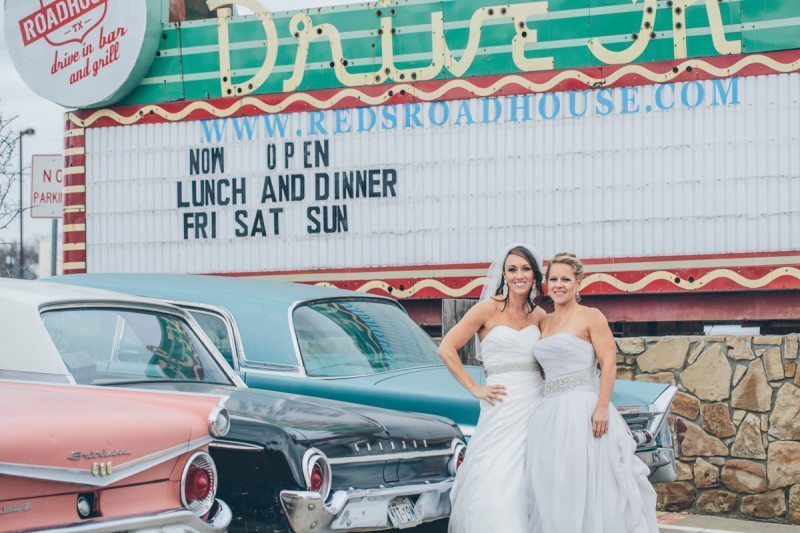 Reds Roadhouse  TX Lesbian Wedding