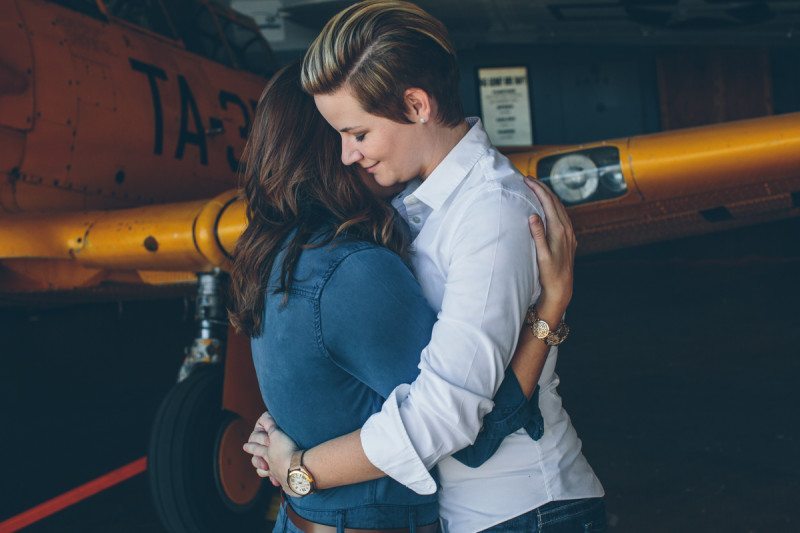 Lesbian Military Engagement Session Texas