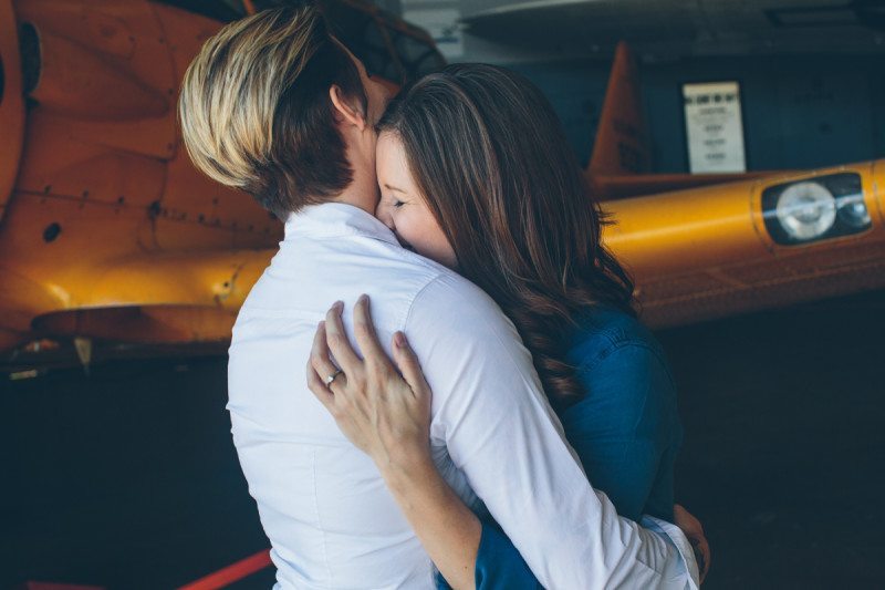 Lesbian Military Engagement Session Texas