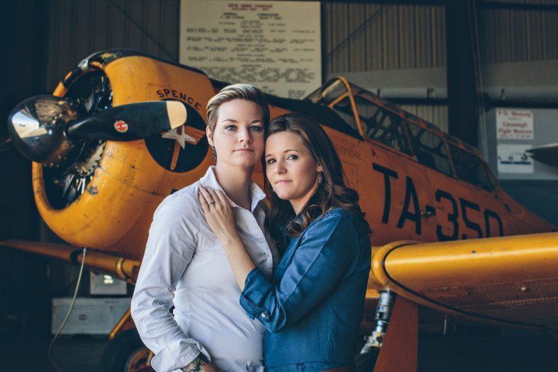 Lesbian Military Engagement Session Texas