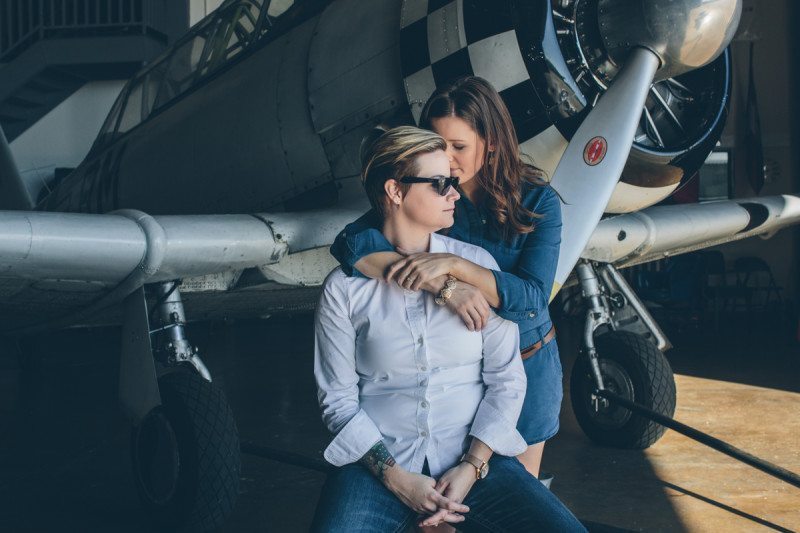 Lesbian Military Engagement Session Texas