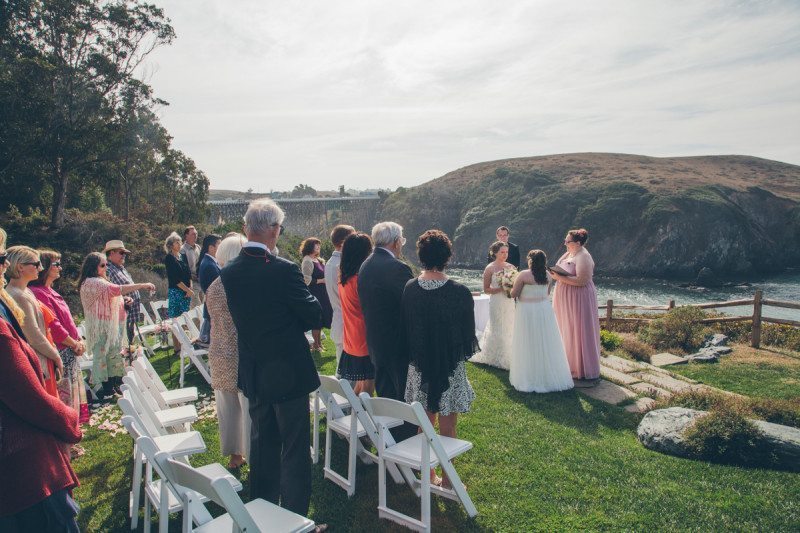 Albion River Inn Lesbian Wedding Steph Grant