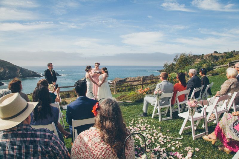 Albion River Inn Lesbian Wedding Steph Grant