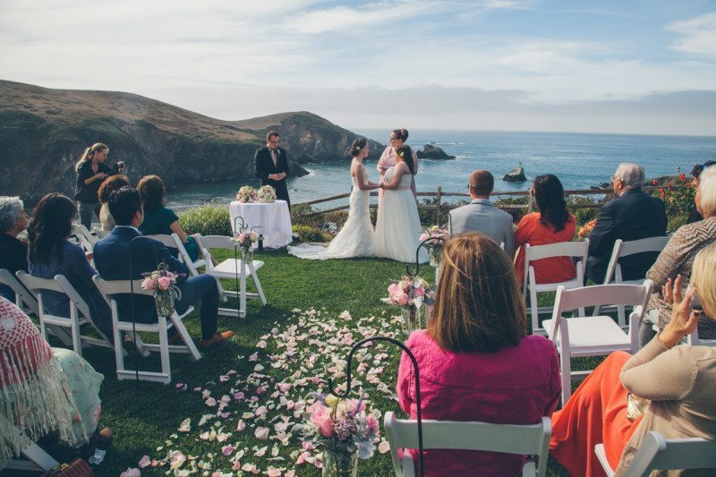 Albion River Inn Lesbian Wedding Steph Grant