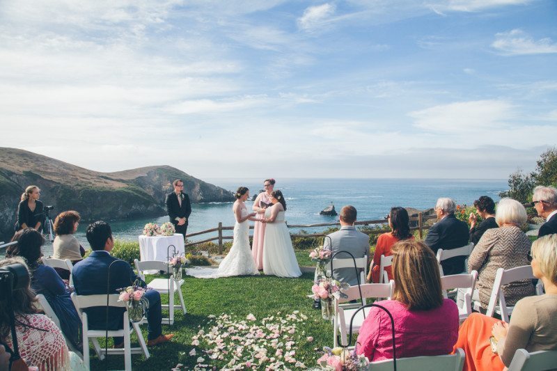 Albion River Inn Lesbian Wedding Steph Grant