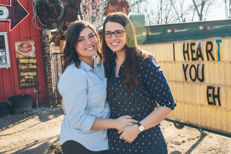 Lower Greenville Lesbian Engagement