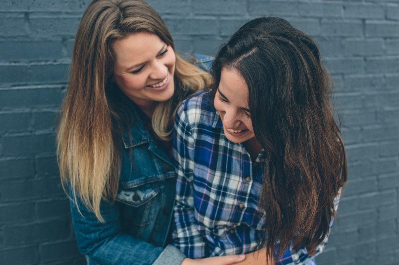 DEEP ELLUM LESBIAN ENGAGEMENT PHOTOS