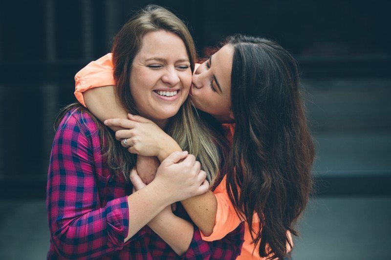 DEEP ELLUM LESBIAN ENGAGEMENT PHOTOS