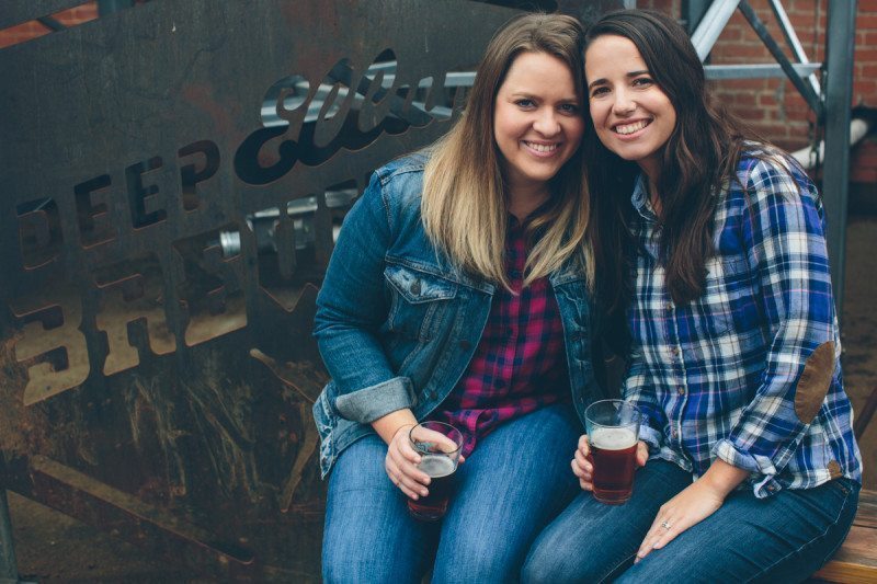 DEEP ELLUM LESBIAN ENGAGEMENT PHOTOS