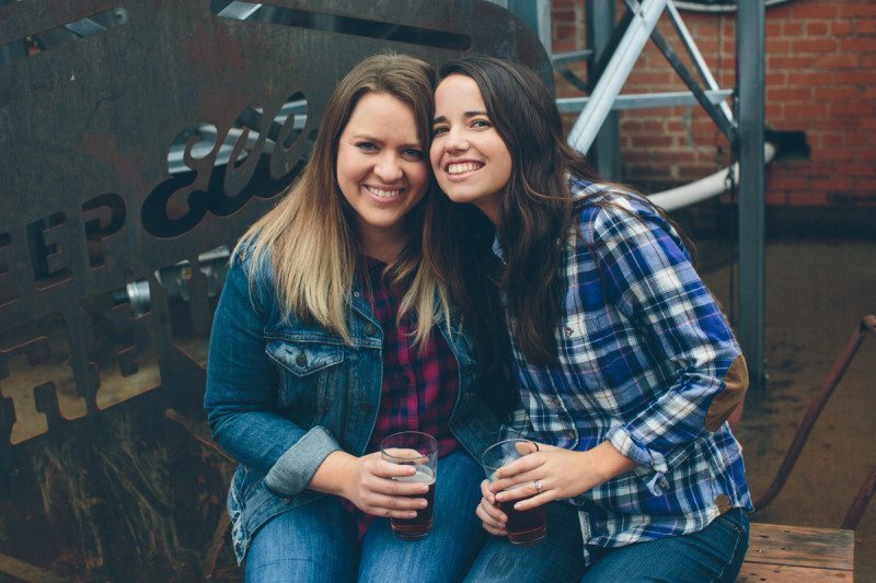 DEEP ELLUM LESBIAN ENGAGEMENT PHOTOS