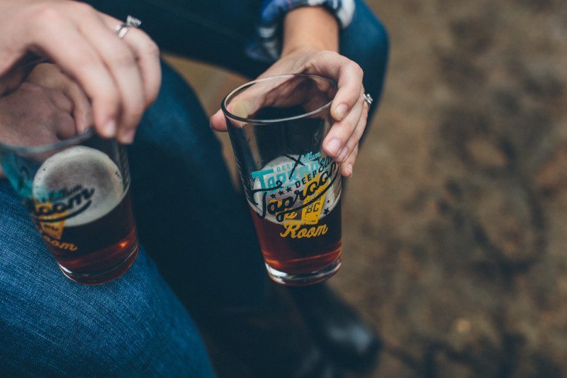 DEEP ELLUM LESBIAN ENGAGEMENT PHOTOS