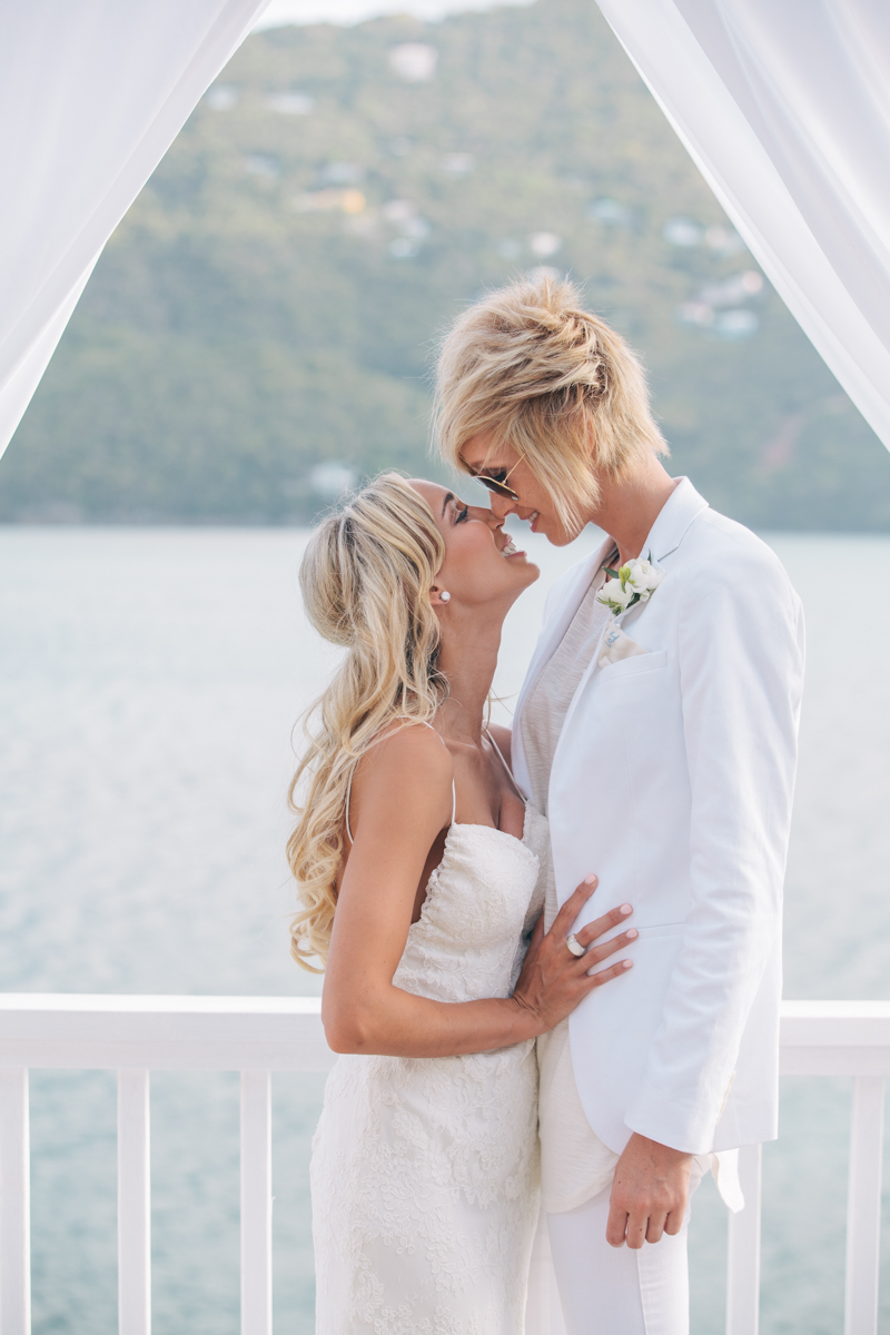 CASSIE AND KAYLA VIRGIN ISLANDS LESBIAN WEDDING