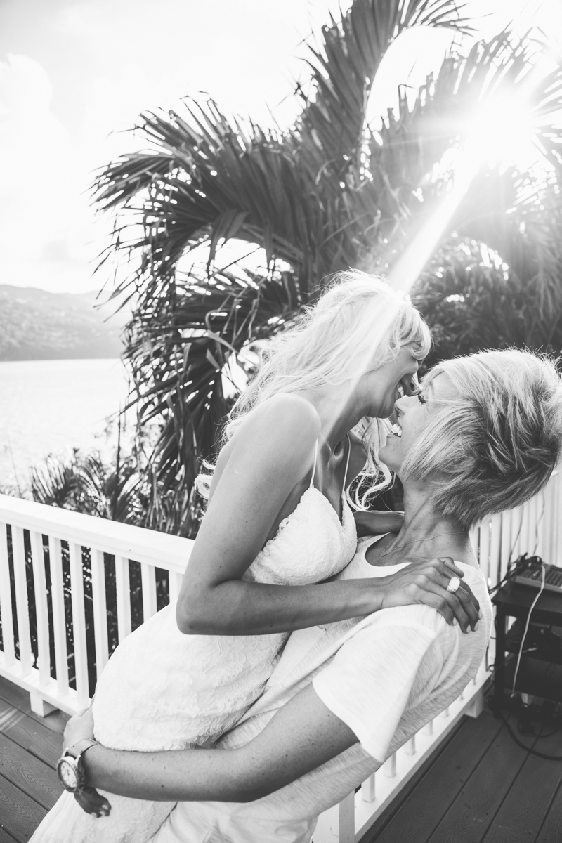 CASSIE AND KAYLA VIRGIN ISLANDS LESBIAN WEDDING