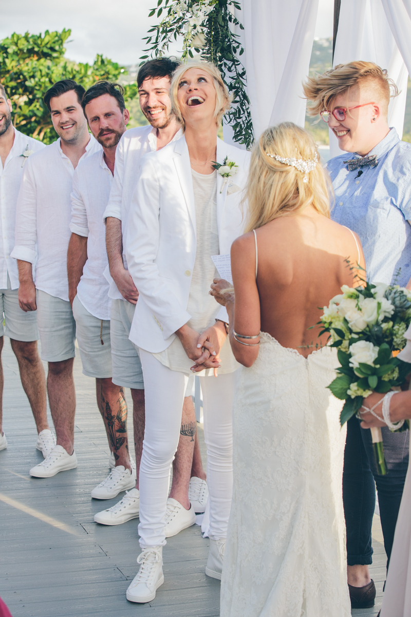 CASSIE AND KAYLA VIRGIN ISLANDS LESBIAN WEDDING