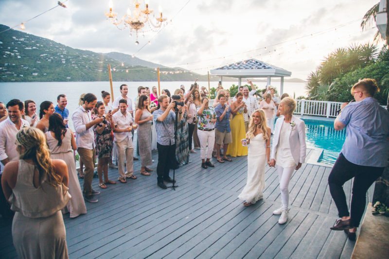 CASSIE AND KAYLAN VIRGIN ISLANDS LESBIAN WEDDING