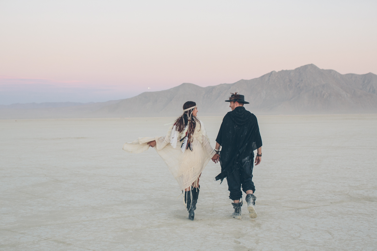 Kat Cole Burning Man Wedding Steph Grant