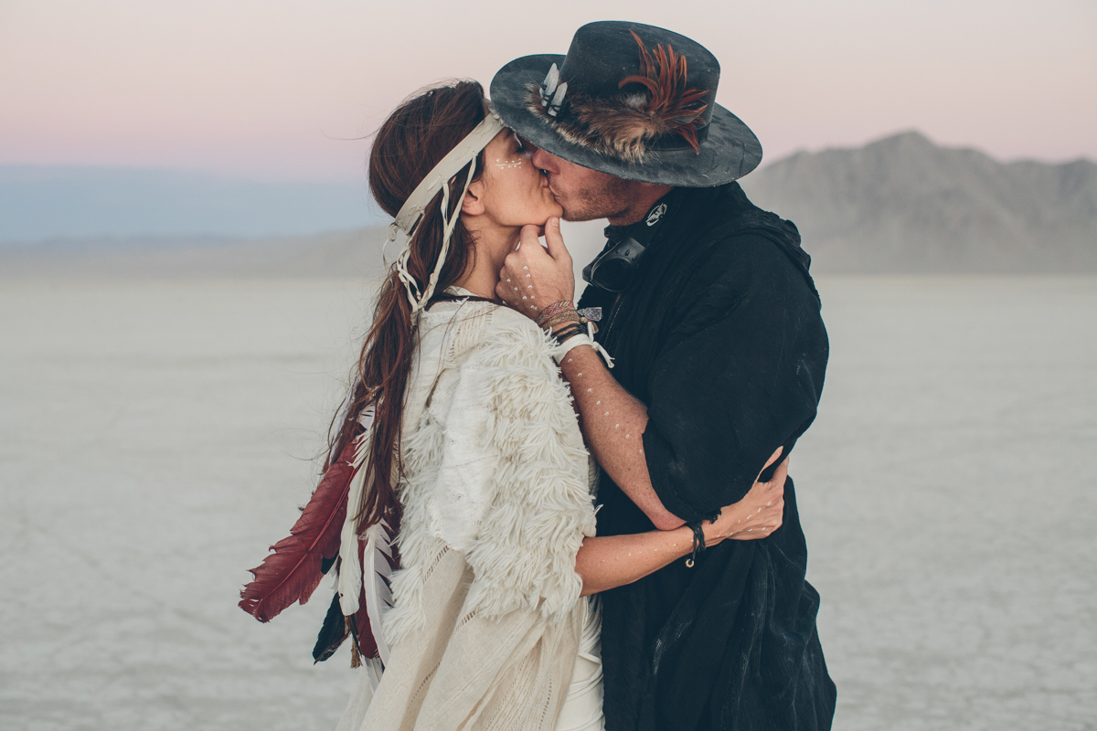 Kat Cole Burning Man Wedding Steph Grant