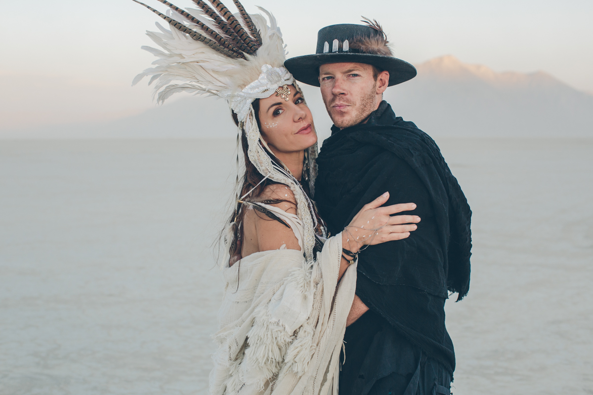 Kat Cole Burning Man Wedding Steph Grant