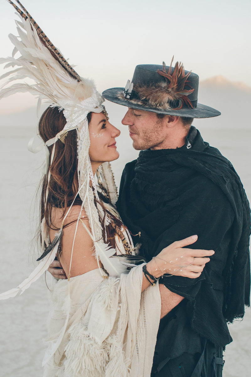 Kat Cole Burning Man Wedding Steph Grant