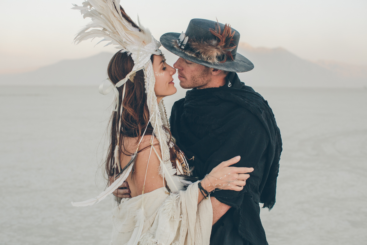 Kat Cole Burning Man Wedding Steph Grant