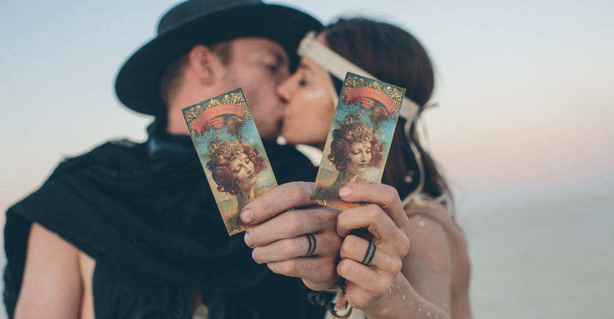 Kat Cole Burning Man Wedding Steph Grant