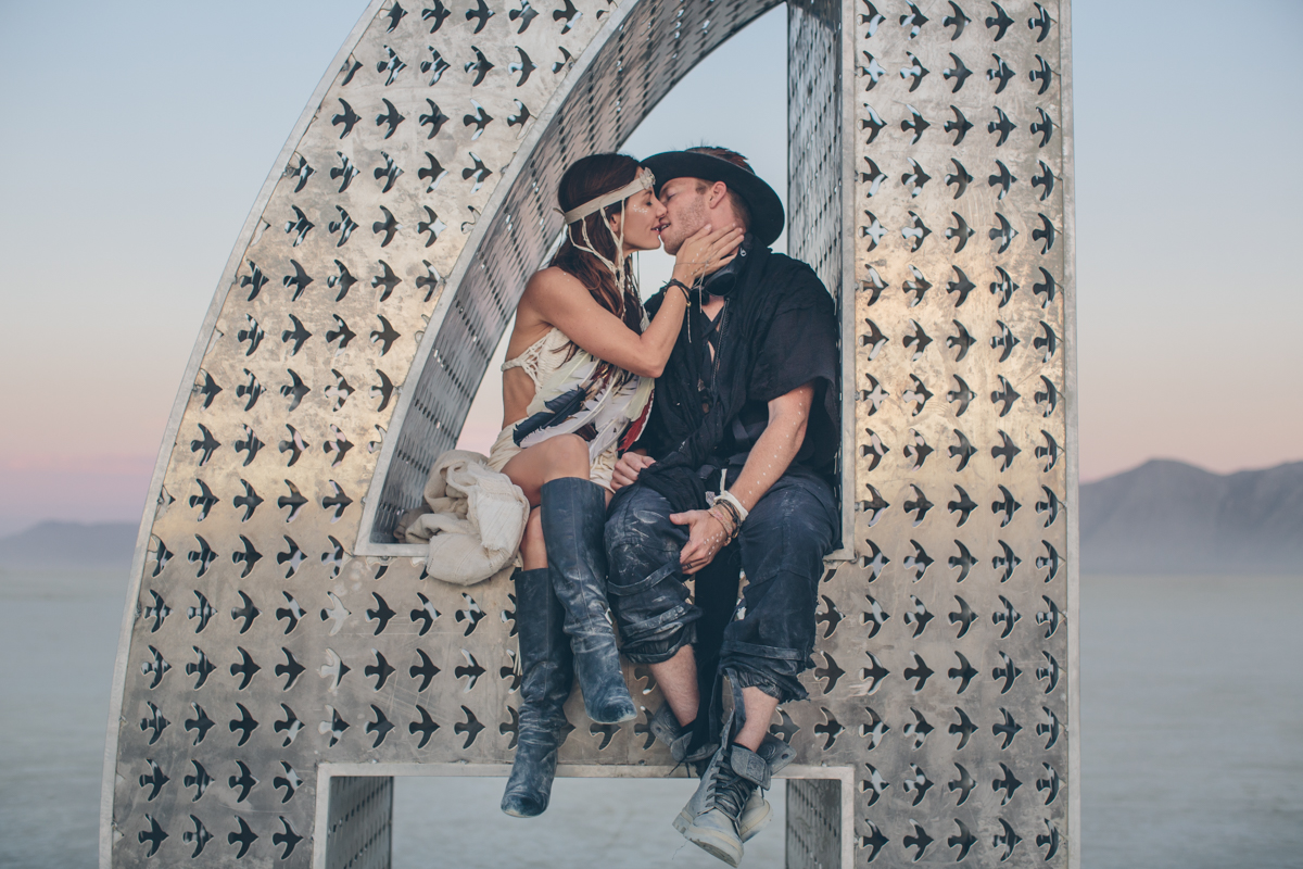 Kat Cole Burning Man Wedding Steph Grant