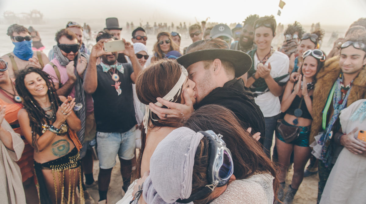 Kat Cole Burning Man Wedding Steph Grant