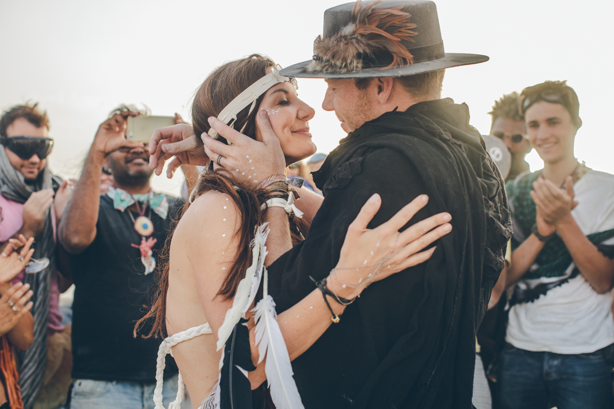 Kat Cole Burning Man Wedding Steph Grant