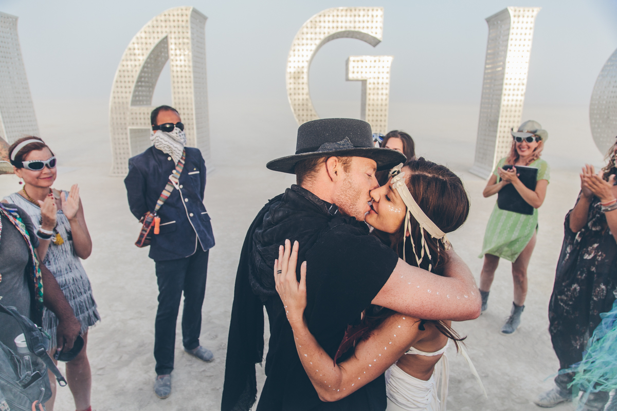 Kat Cole Burning Man Wedding Steph Grant