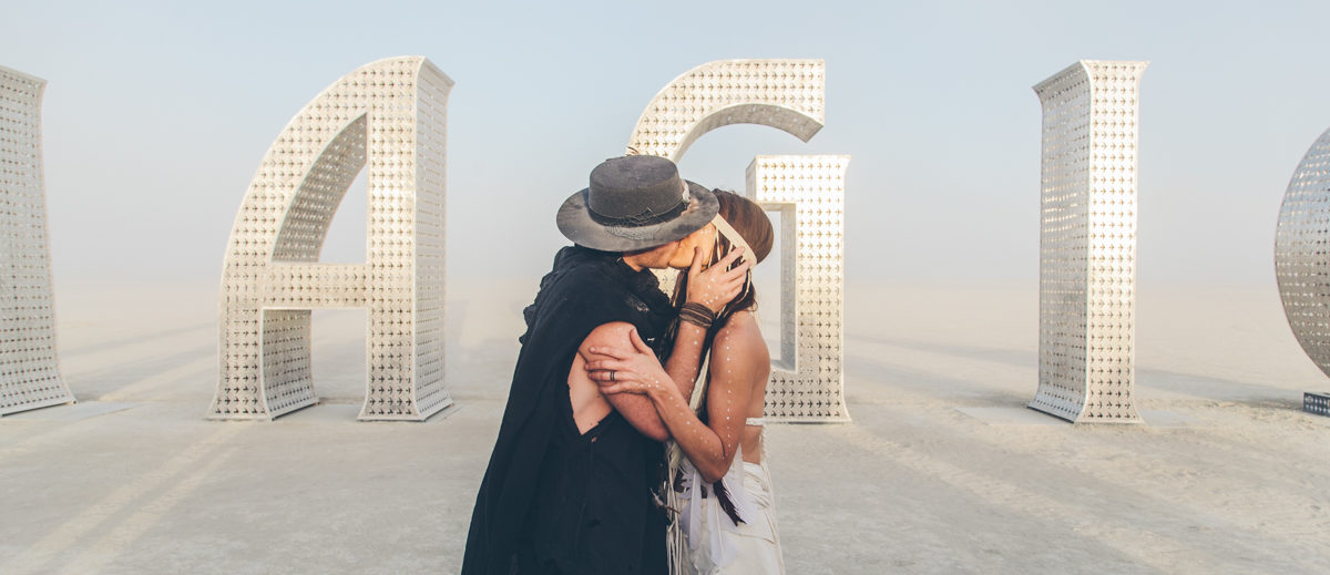 Kat Cole Burning Man Wedding Steph Grant