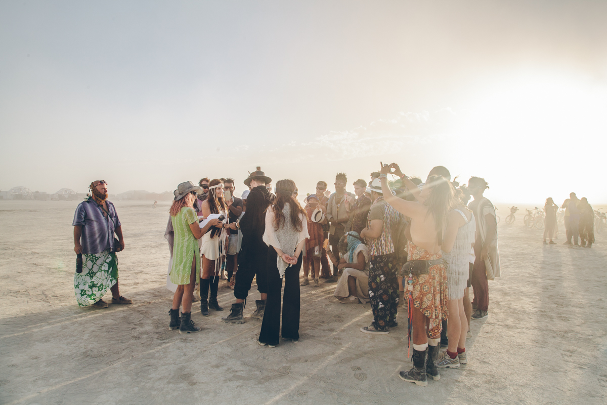 Kat Cole Burning Man Wedding Steph Grant