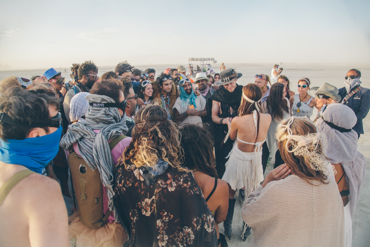 Kat Cole Burning Man Wedding Steph Grant