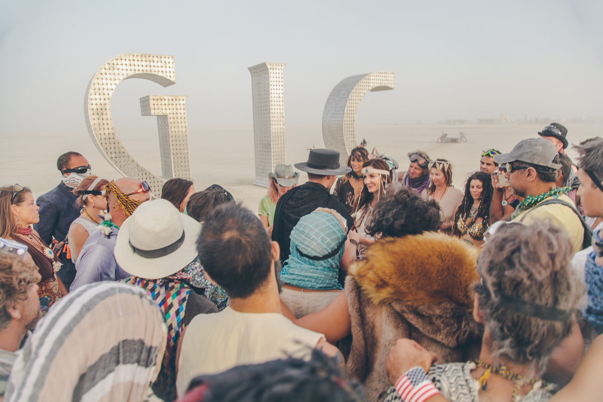 Kat Cole Burning Man Wedding Steph Grant