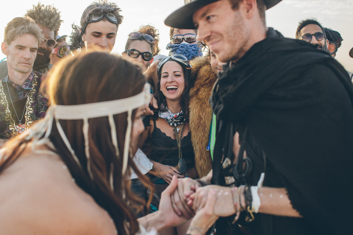 Kat Cole Burning Man Wedding Steph Grant