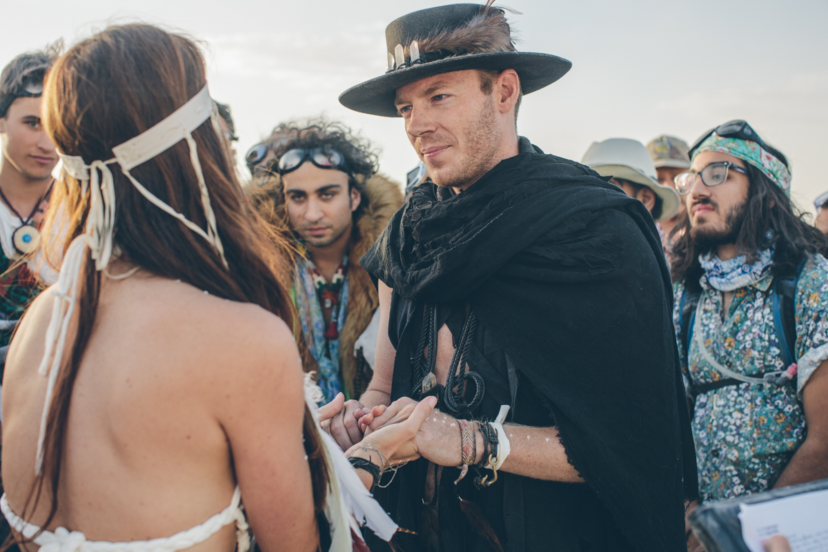 Kat Cole Burning Man Wedding Steph Grant