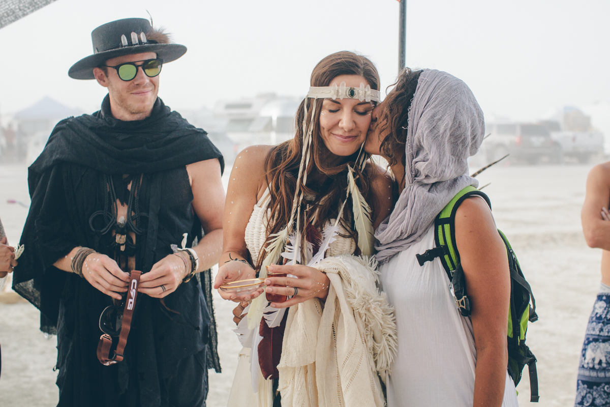 Kat Cole Burning Man Wedding Steph Grant