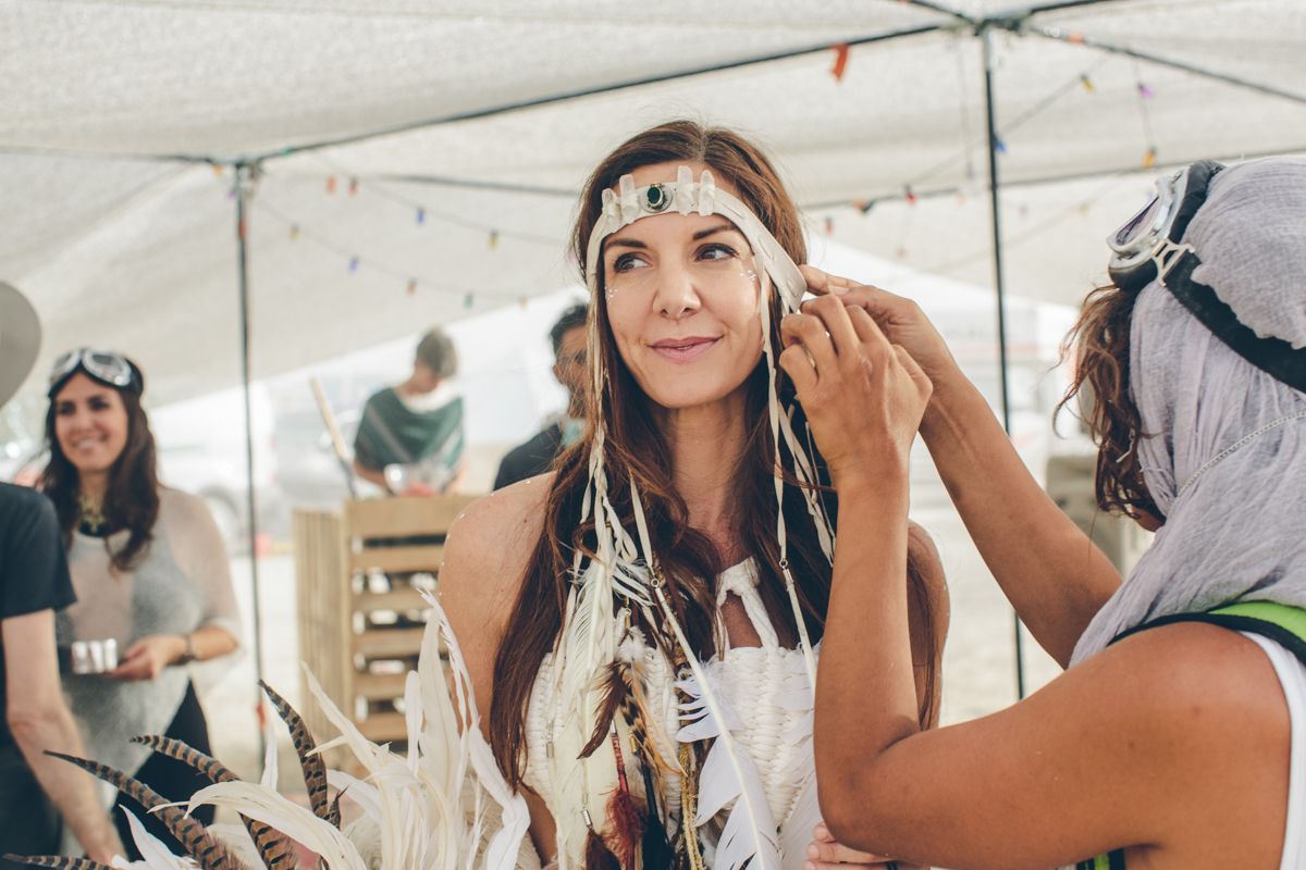 Kat Cole Burning Man Wedding Steph Grant