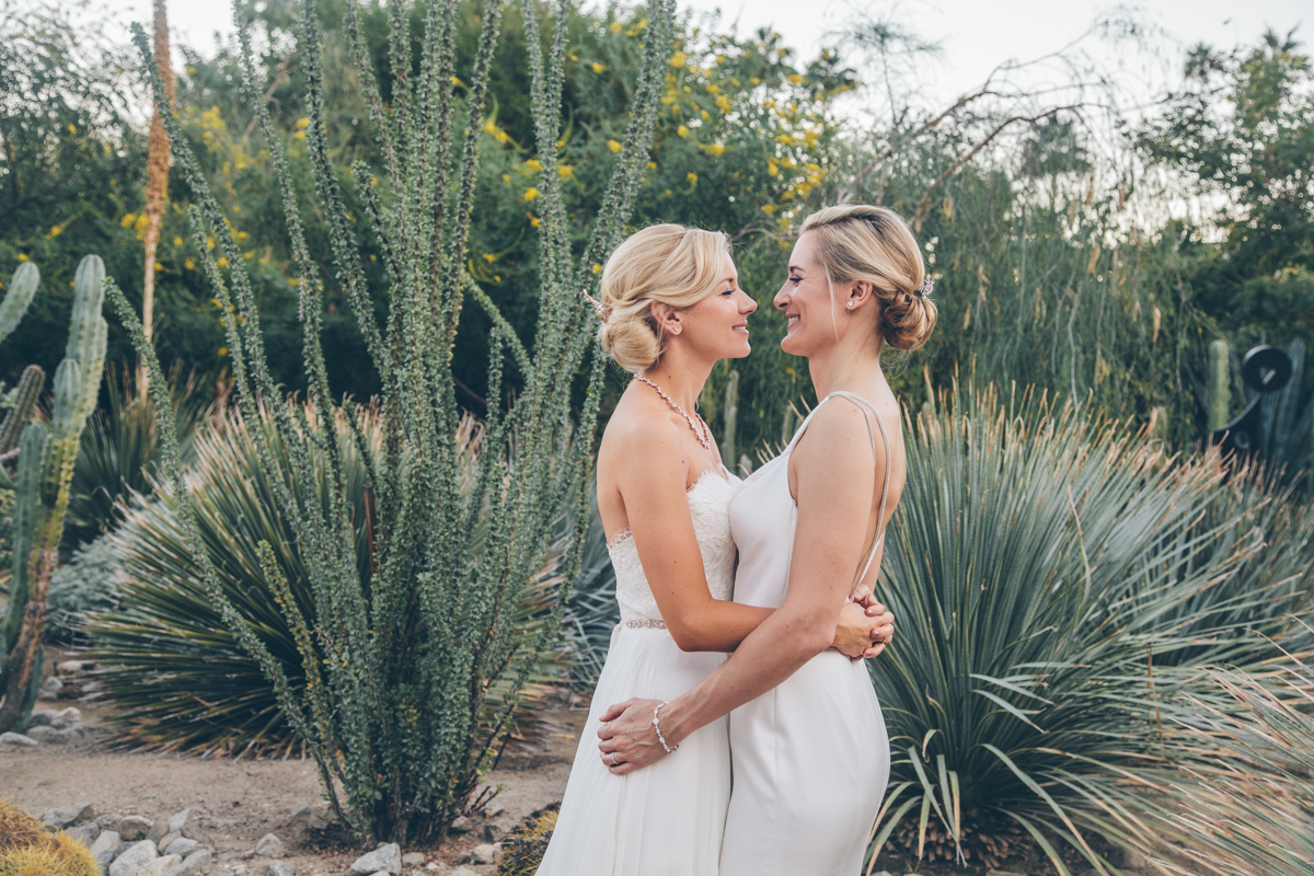 LESBIAN WEDDING PALM SPRINGS STEPH GRANT