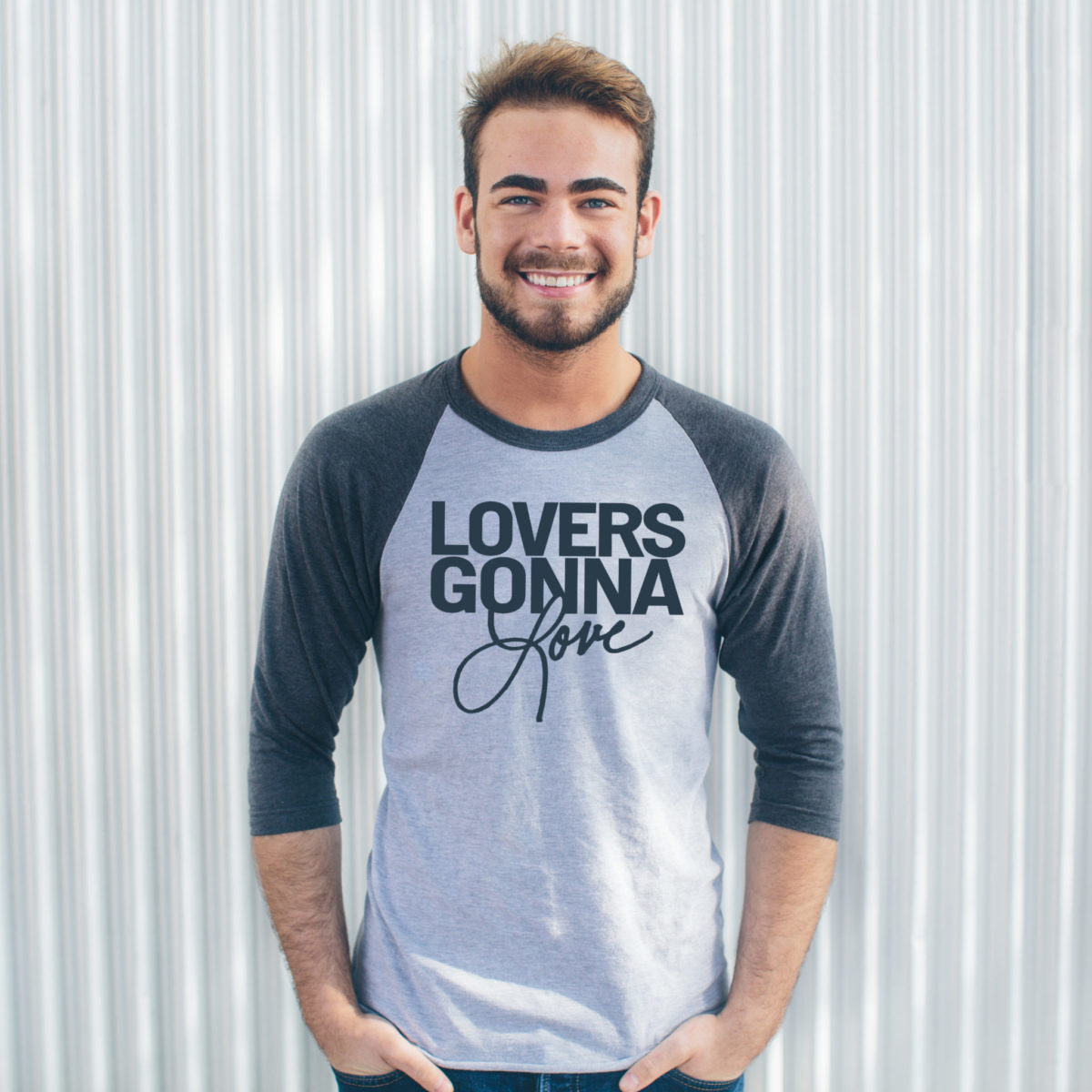 Lovers Gonna Love Baseball Tee Steph Grant